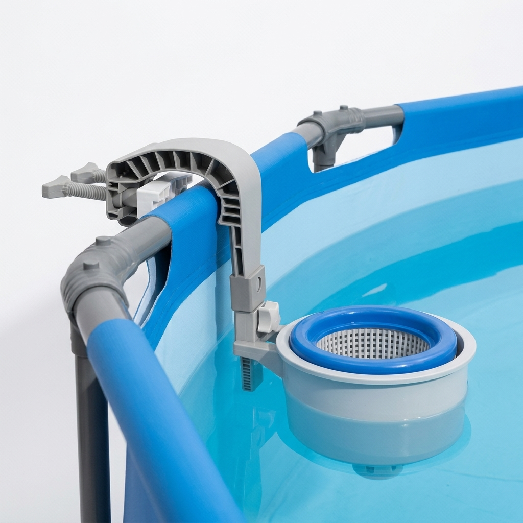 Adapterstück passend für Bestway Skimmer Halterung für 3,66m Rundpool Steel Pro