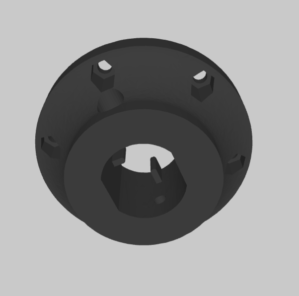 Stabiler Adapter / Zubehör kompatibel mit Thrustmaster T150/TMX 70 und 74mm
