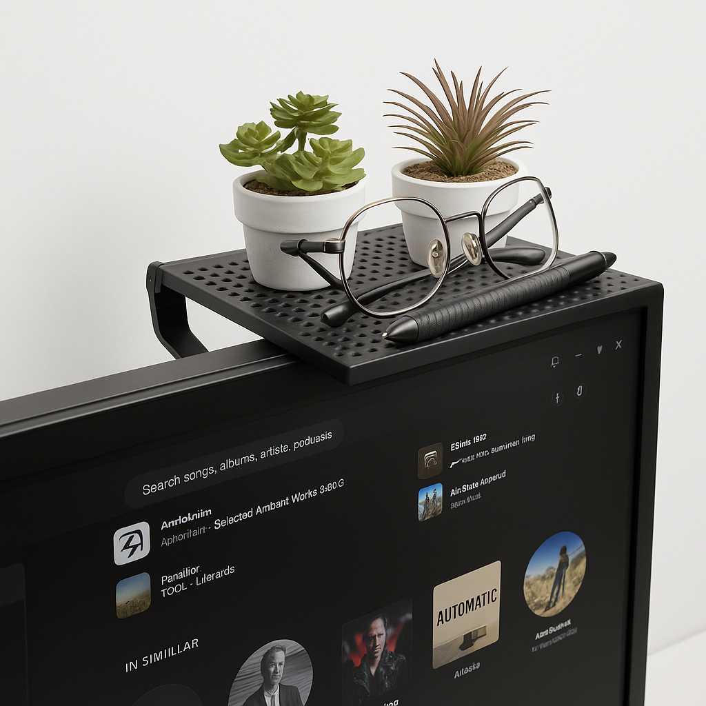 Top Regal passend für Bildschirm Monitor Top Shelf – 3D-Druck