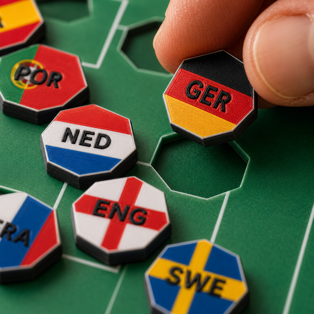 Tippspiel Turnierbaum Spielfeld Fußball-Weltmeisterschaft 2026 mit WM Pokal