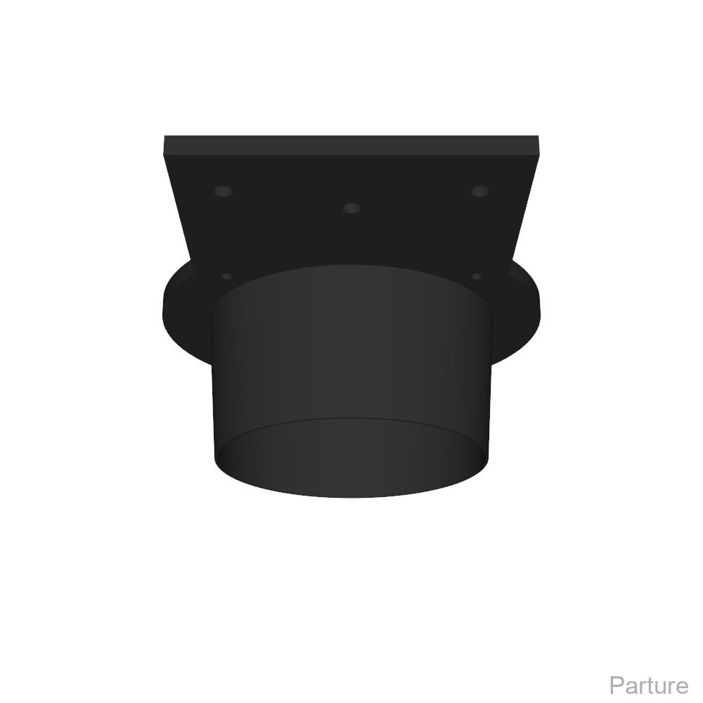 Ersatz-Lüftergehäuse 50mm kompatibel mit Dometic Camping Kühlschrank Gitter