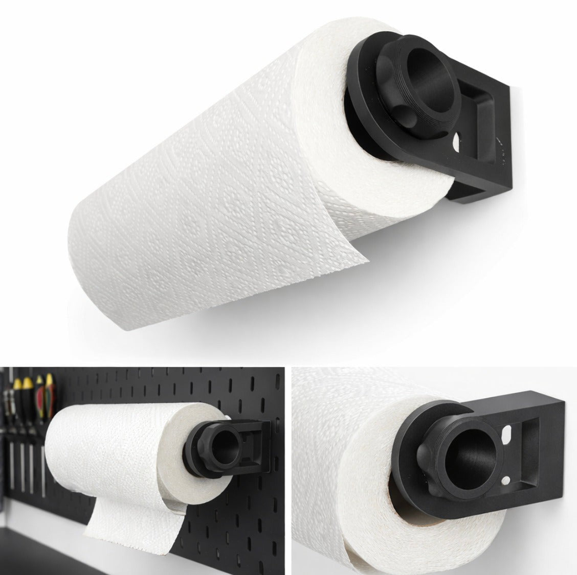 Küchenrollenhalter kompatibel mit IKEA Skadis Lochwand