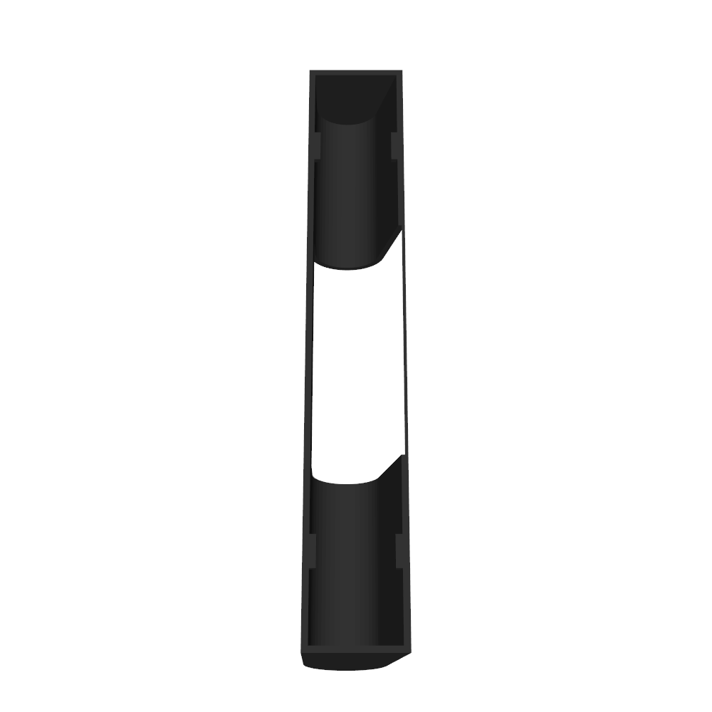 Scharnierabdeckung passend für Fenster, 93mm und 95mm, 14mm Breite