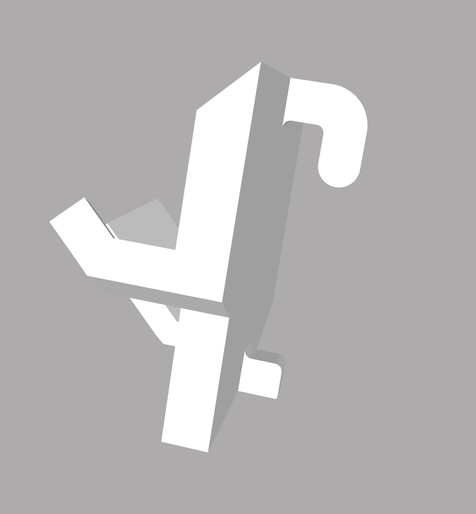 Halterung für Messschieber kompatibel mit Ikea Skådis