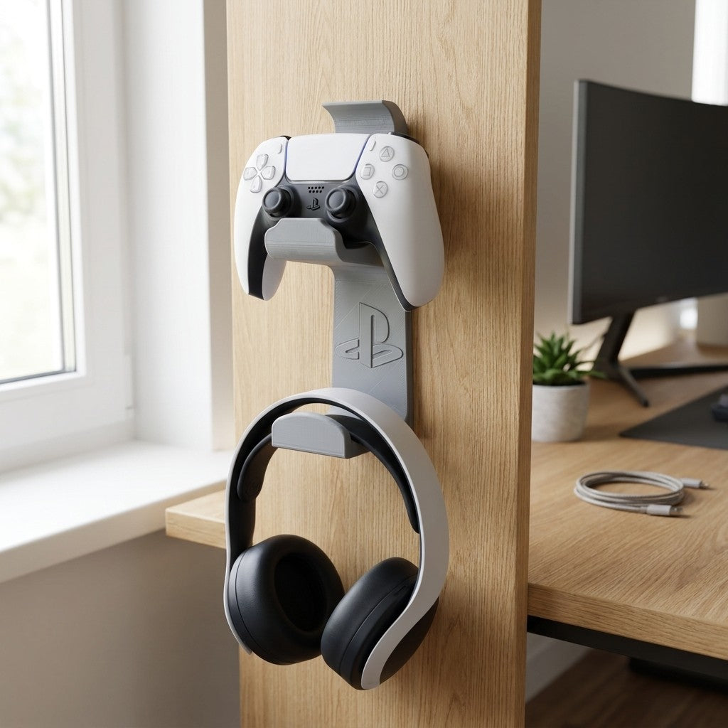 Halter / Ständer passend für PS5 Controller - 3D Druck Zubehör