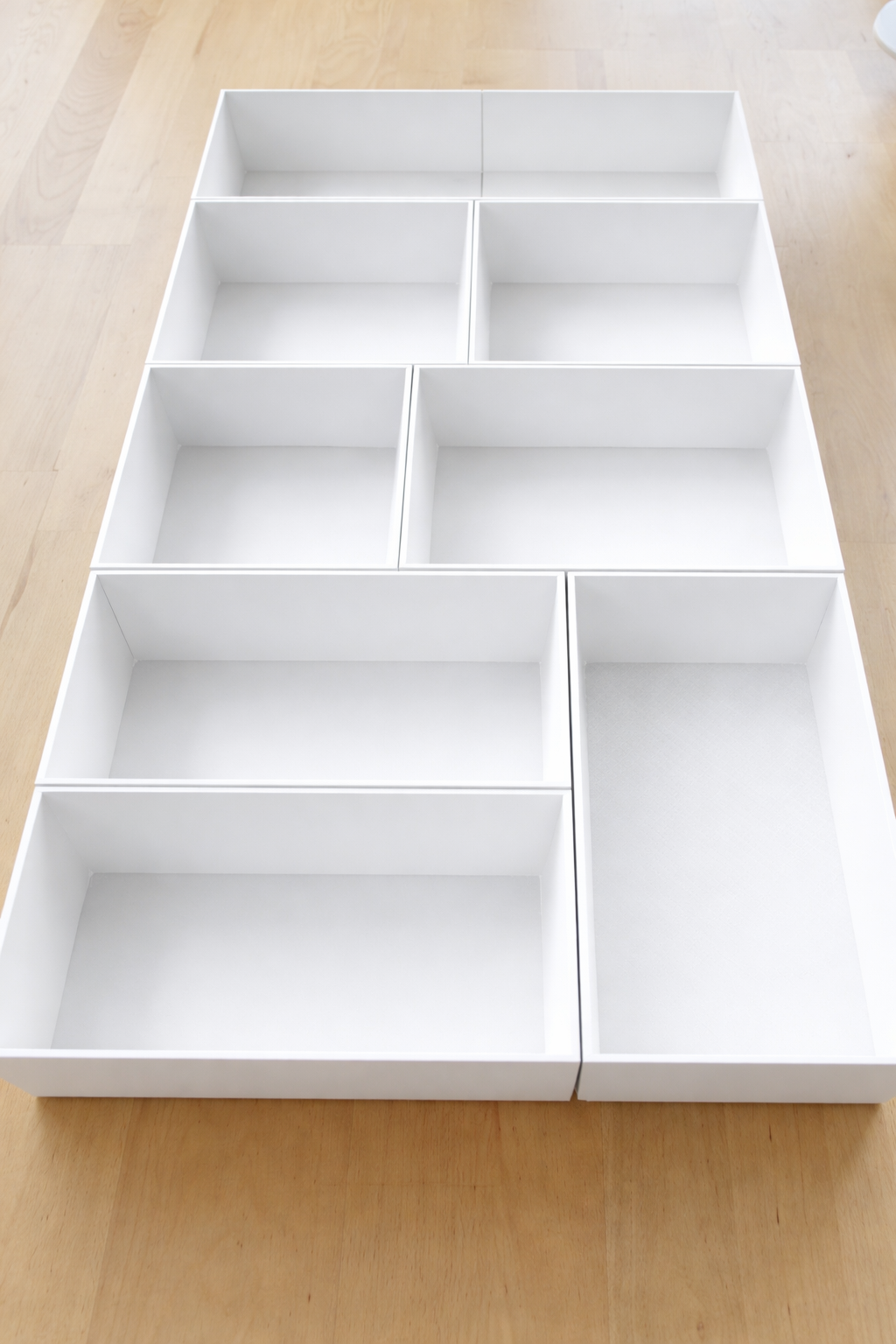 Organizer Schubladeneinsätze passend für IKEA ALEX untere Schublade