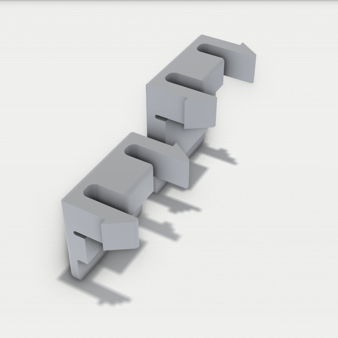 Kennzeichen Halter Clips für Thule Epos 978 979 EuroWay 920 921 922 2 – Ansicht 5, 3D-gedruckt von Parture