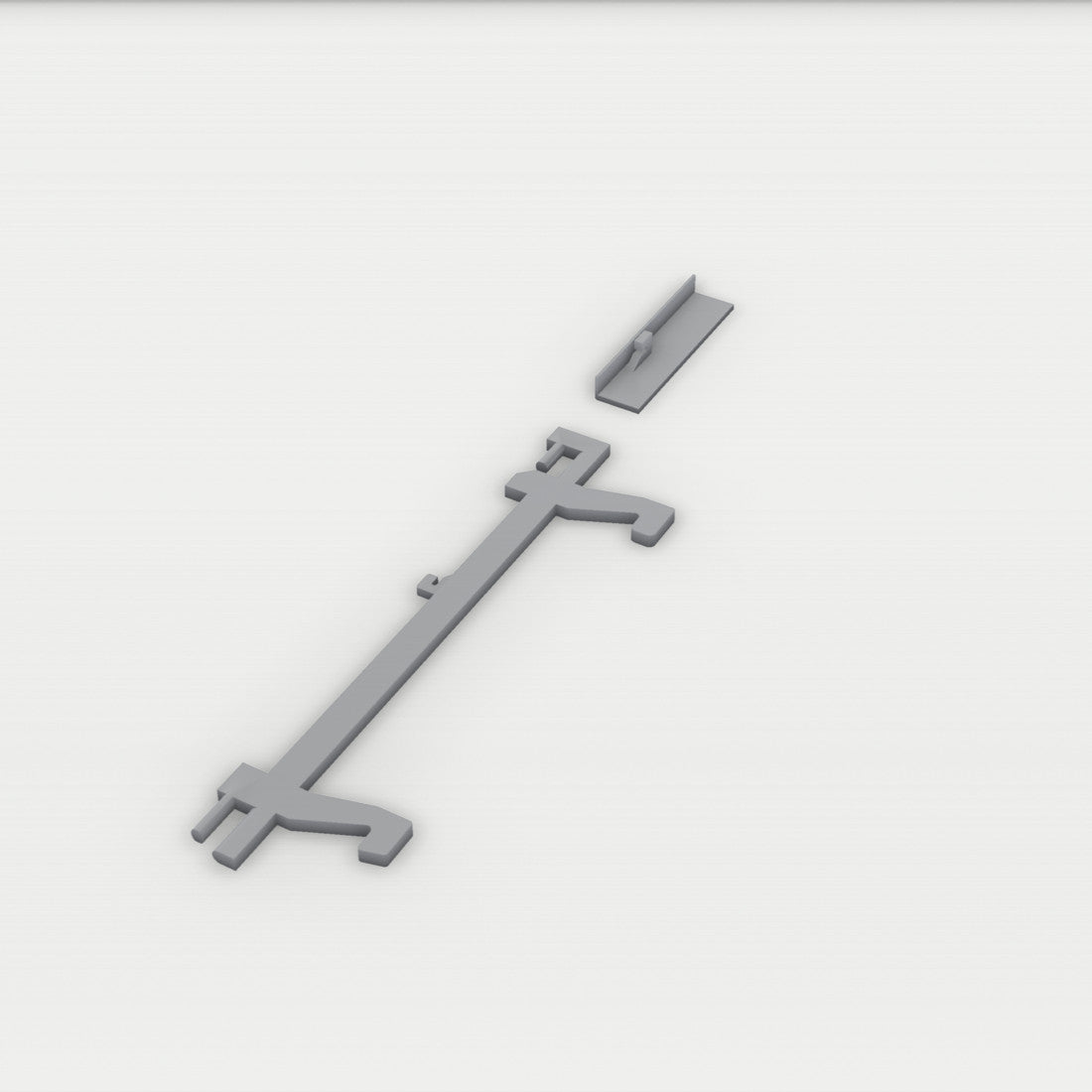 Türriegel Haken Miele für Miele M 8261-1 M 8260 M 8621 Teilenr. 6635824 – Ansicht 4, 3D-gedruckt von Parture