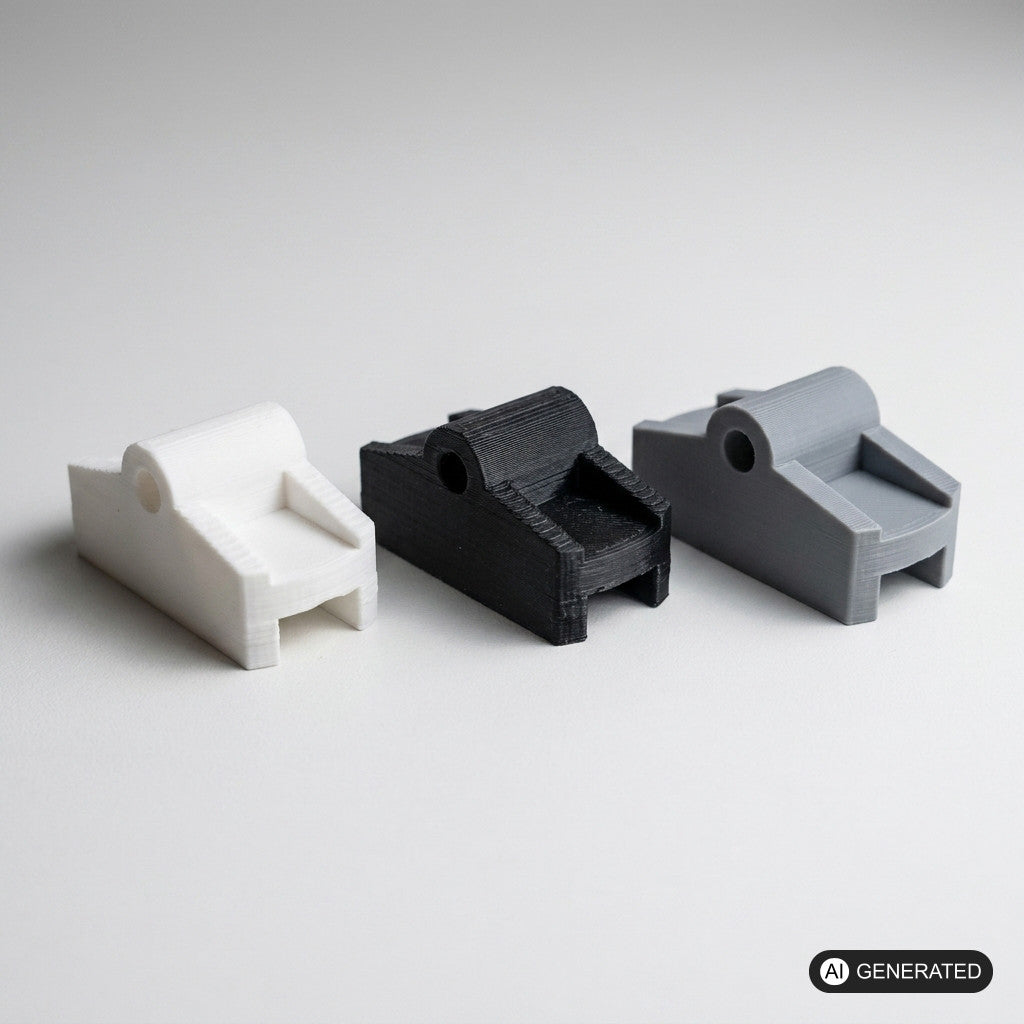Gleiter Gleitscharnier Ersatzteil für IKEA Behjälplig Spülmaschine – Ansicht 2, 3D-gedruckt von Parture