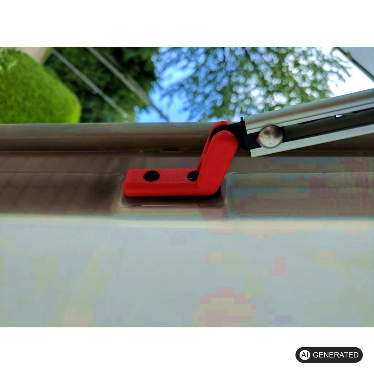 Fensteraufsteller Halter Knaus für Knaus Wohnwagen Wohnmobil Dachluke – Produktfoto, 3D-gedruckt von Parture