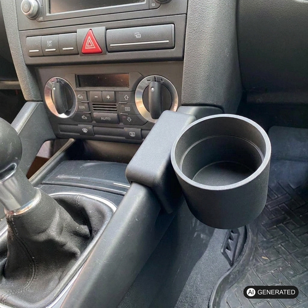 Getränkehalter Audi Cup für Audi A3 8P | Cup Holder Mittelkonsole – Produktfoto, 3D-gedruckt von Parture