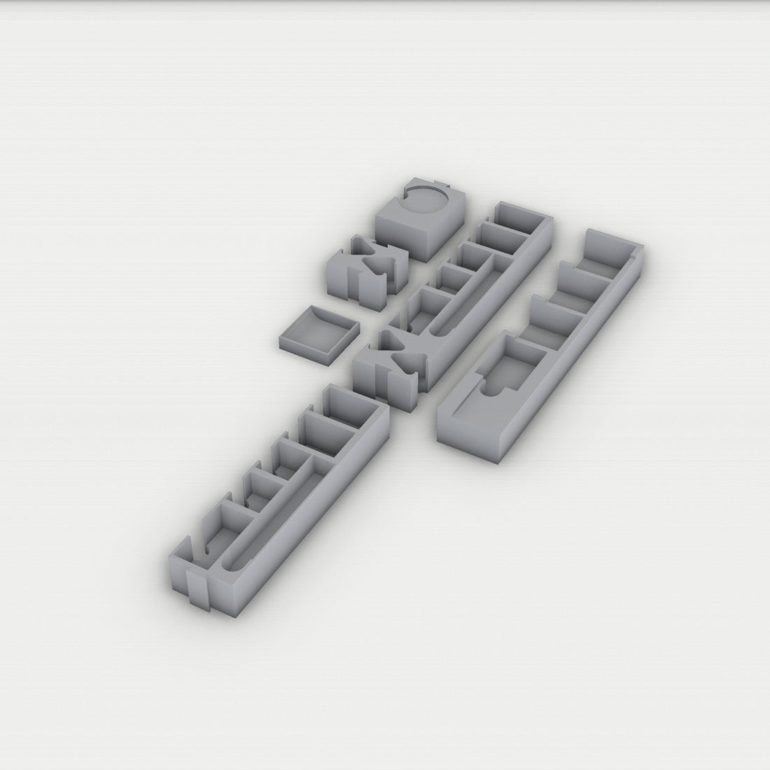 Organizer Zombicide 2nd für Zombicide 2nd Edition Zubehör Inlay Einsatz 3D Kickstarter – Ansicht 2, 3D-gedruckt von Parture