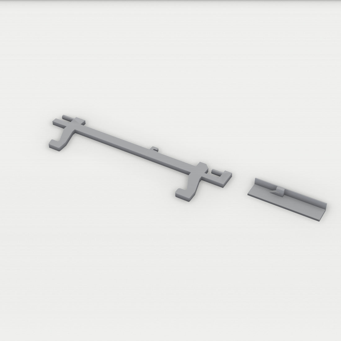 Türriegel Haken Miele für Miele M 8261-1 M 8260 M 8621 Teilenr. 6635824 – Ansicht 5, 3D-gedruckt von Parture