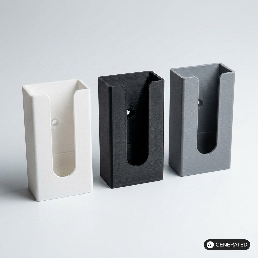 Fernbedienungshalter Wand Halterung für Universal TV Fernseher – Ansicht 2, 3D-gedruckt von Parture
