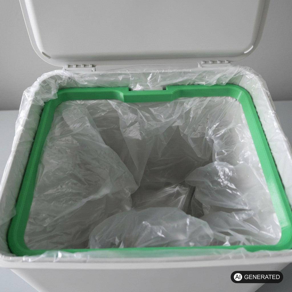 Ersatzring IKEA HÅLLBAR für IKEA HÅLLBAR 10L Mülleimer – Produktfoto, 3D-gedruckt von Parture