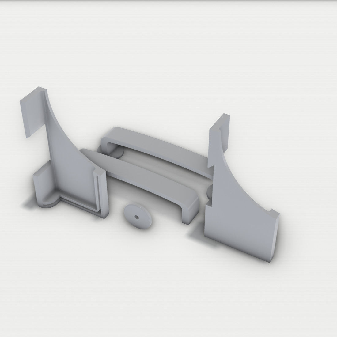 Ersatzteil IKEA DUKTIG für IKEA DUKTIG Kunstoff Griff Spielküche grau Neu – Ansicht 5, 3D-gedruckt von Parture