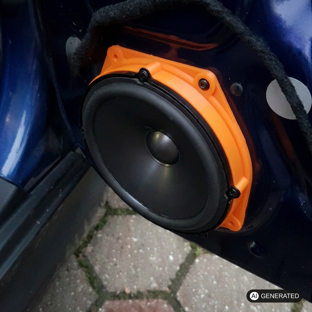 Speaker Adaptor Pair für Mini Cooper R53 – Produktfoto, 3D-gedruckt von Parture