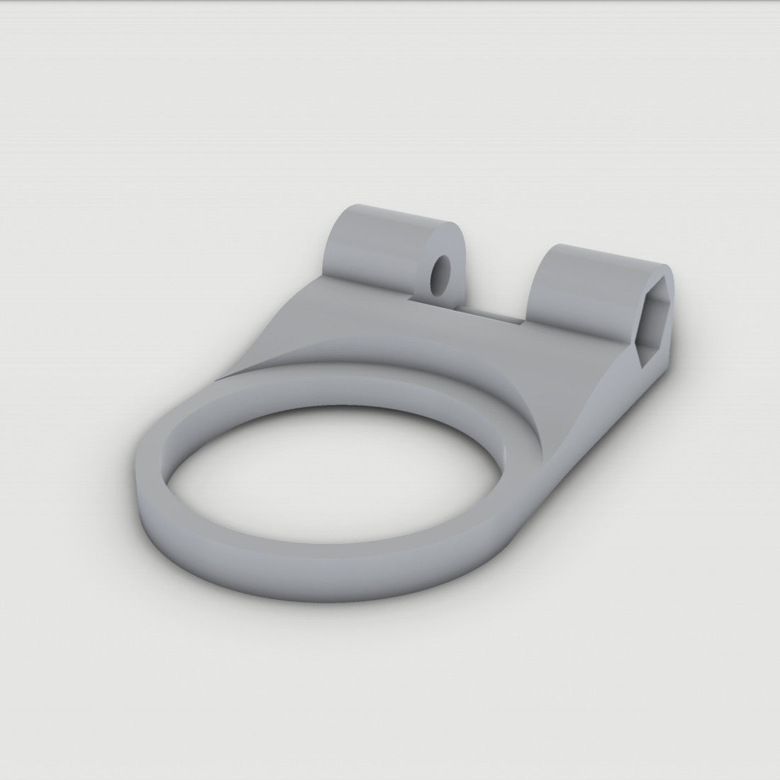 Halterung Bosch Kiox für Bosch Kiox 300 / Kiox 500 / SmartphoneGrip Ahead Vorbau – Ansicht 5, 3D-gedruckt von Parture
