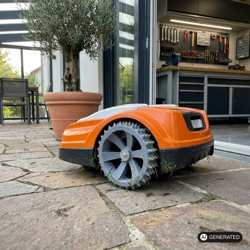 Geländeräder Stihl iMOW für Stihl iMOW RMI 422 632 | Ersatzteil Rad Reifen – Produktfoto, 3D-gedruckt von Parture
