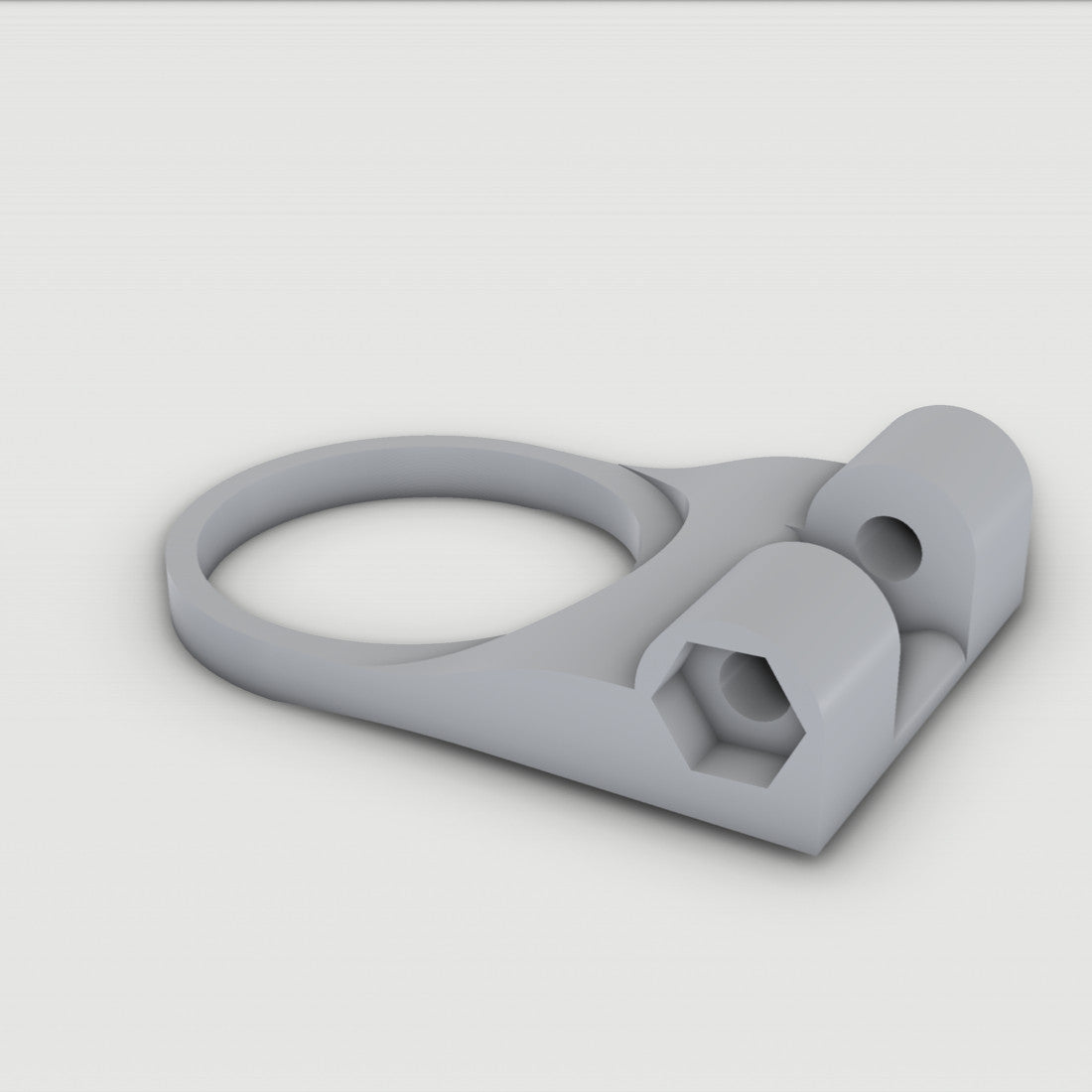 Halterung Bosch Kiox für Bosch Kiox 300 / Kiox 500 / SmartphoneGrip Ahead Vorbau – Ansicht 6, 3D-gedruckt von Parture