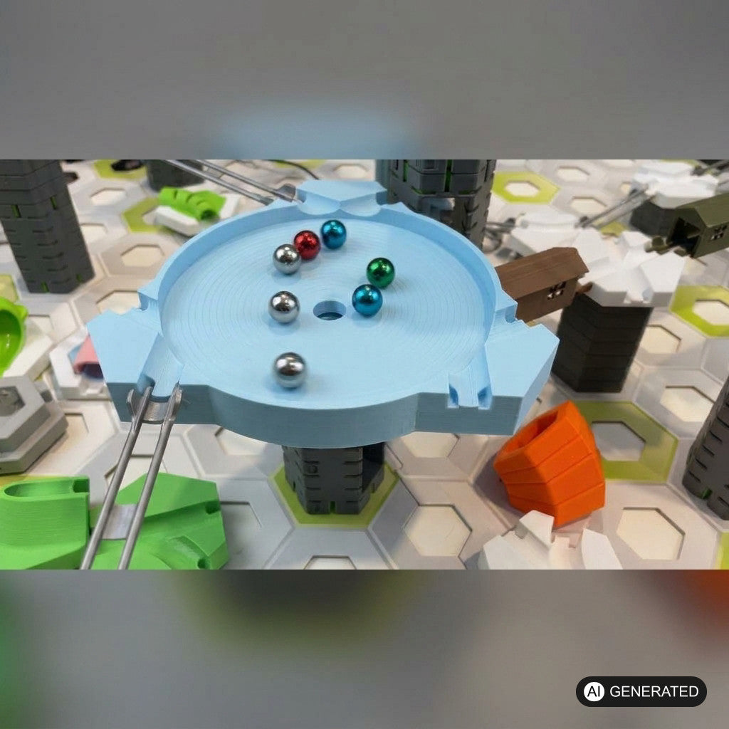 Trichter, Erweiterung, Ravensburger für Ravensburger Gravitrax – Produktfoto, 3D-gedruckt von Parture