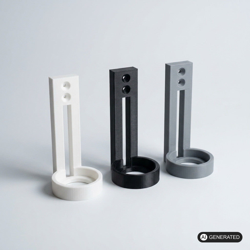 Wandhalterung Netatmo Welcome für Netatmo Welcome Überwachungskamera / Wetterstation – Ansicht 2, 3D-gedruckt von Parture
