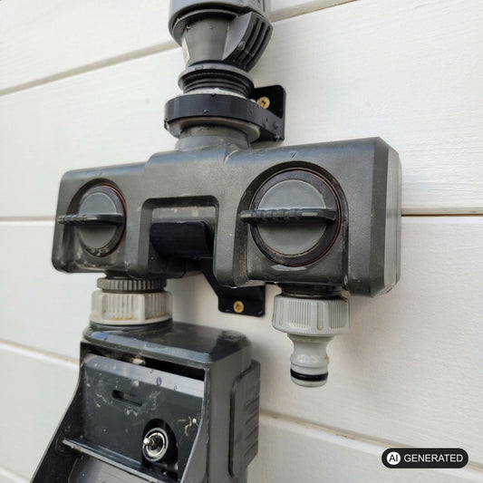 Wandhalterung Halter Gardena für Gardena 2-Wege Verteiler 8193 | Bewässerung – Produktfoto, 3D-gedruckt von Parture