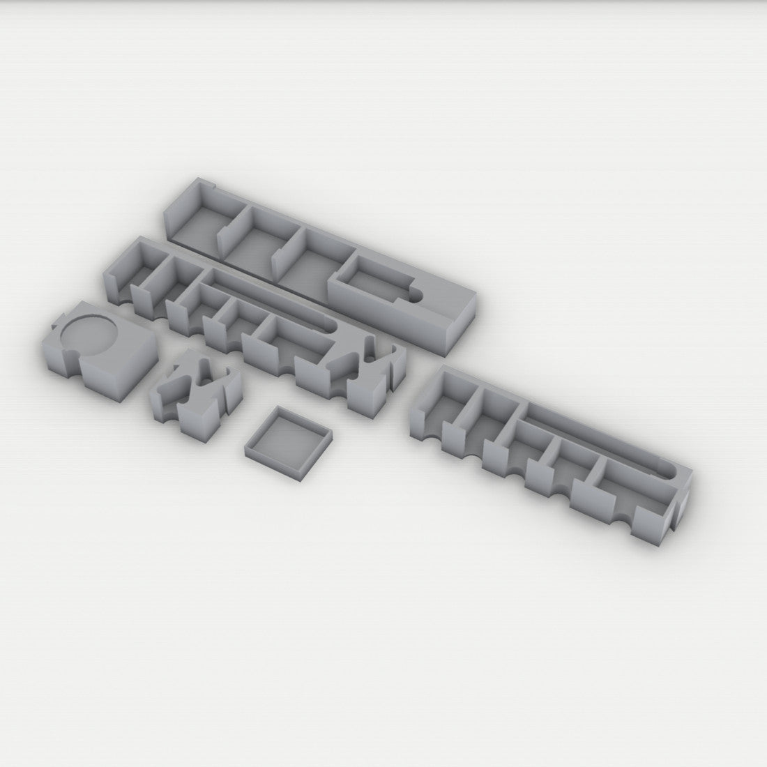 Organizer Zombicide 2nd für Zombicide 2nd Edition Zubehör Inlay Einsatz 3D Kickstarter – Ansicht 5, 3D-gedruckt von Parture