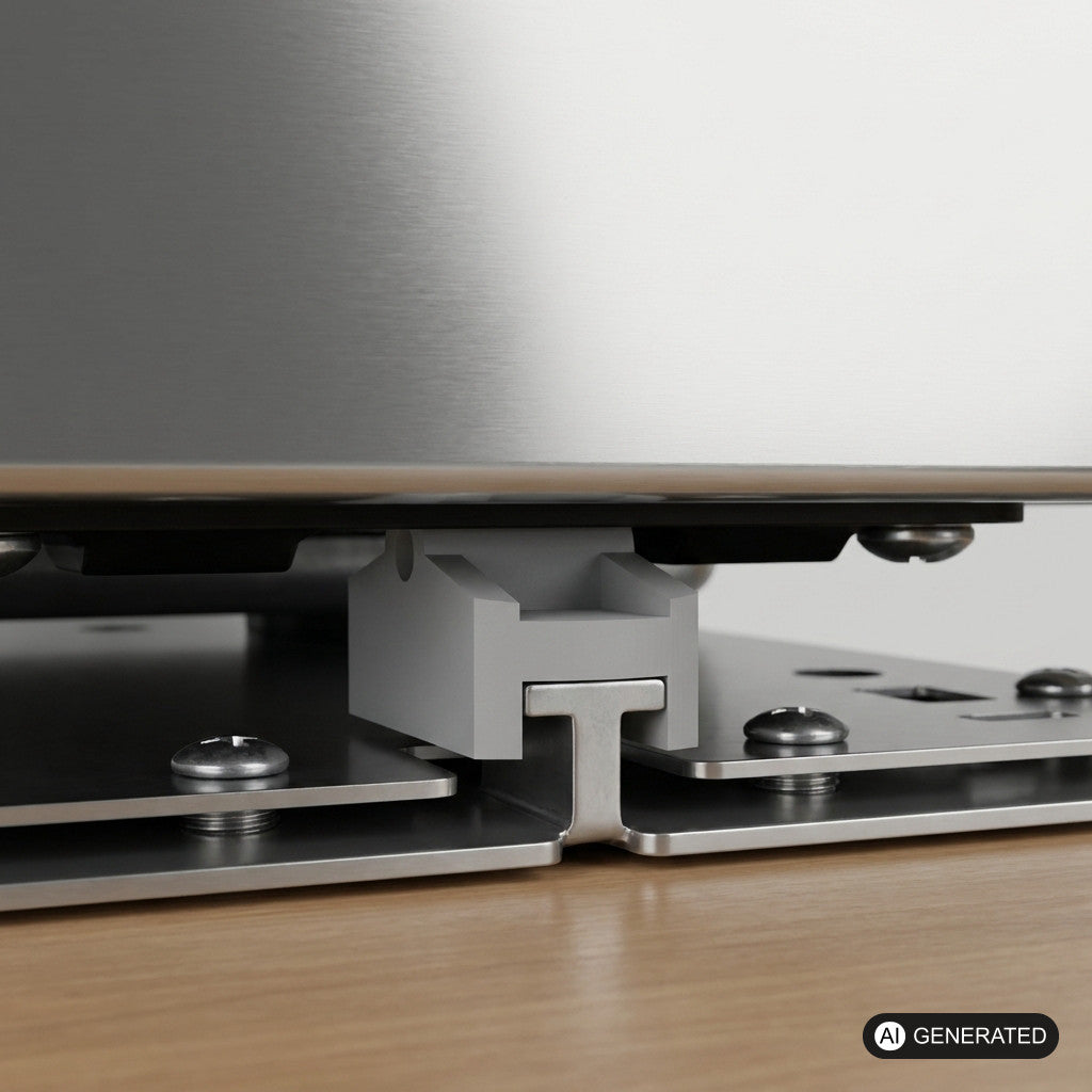 Gleiter Gleitscharnier Ersatzteil für IKEA Behjälplig Spülmaschine – Produktfoto, 3D-gedruckt von Parture