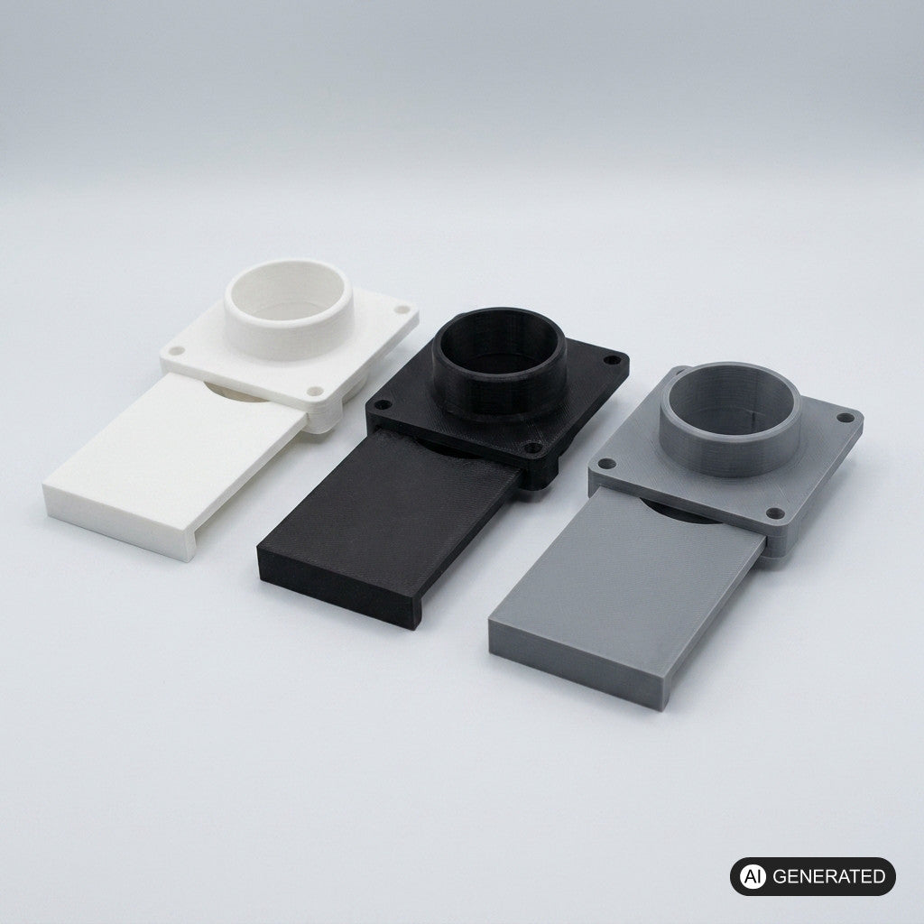 Blastgate Sperrschieber Absauganlagen für Absauganlagen – Produktfoto, 3D-gedruckt von Parture