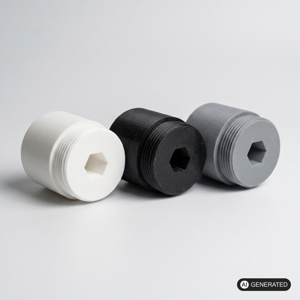 Token 35mm Rock für Rock Shox Pike – Produktfoto, 3D-gedruckt von Parture