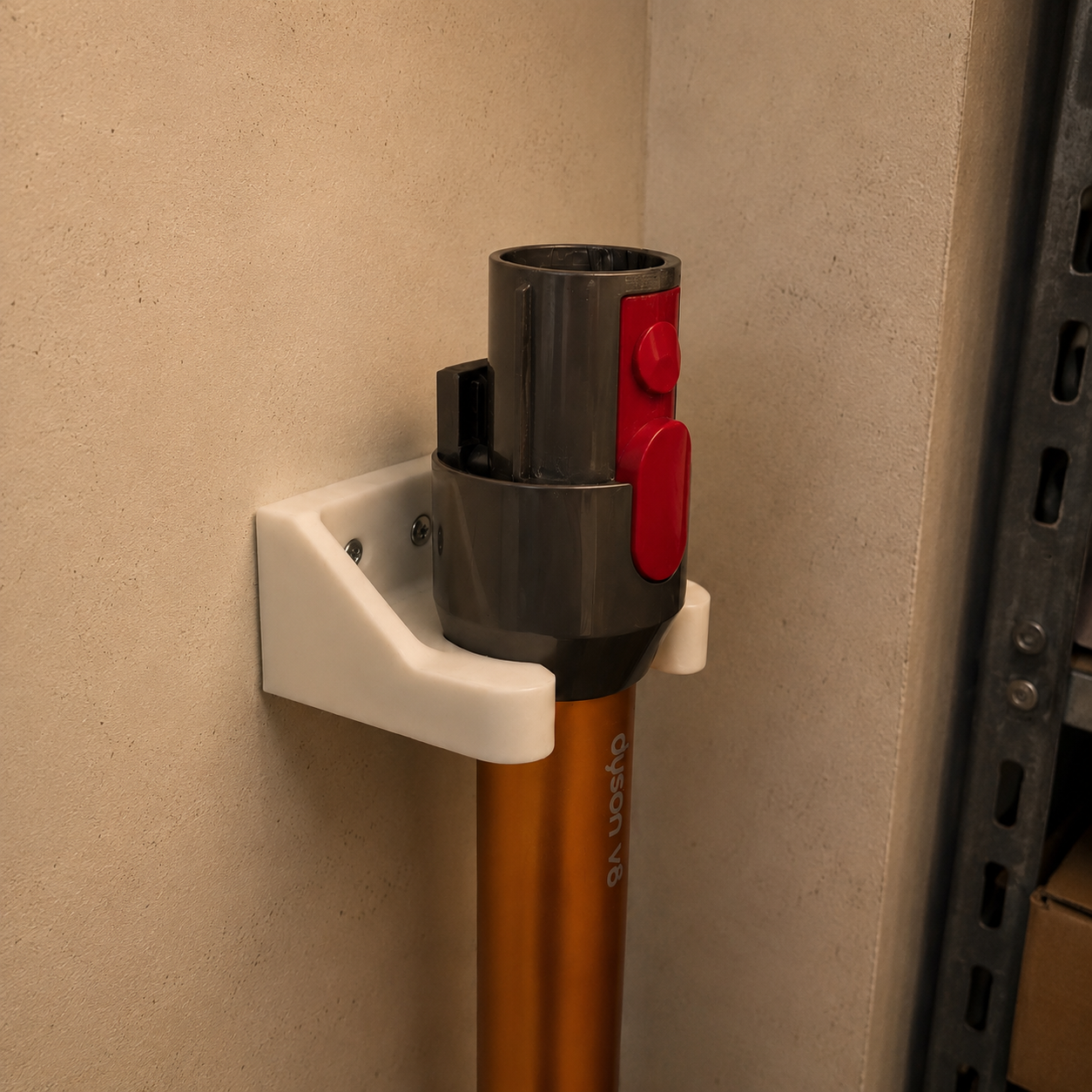 Wandhalterung passend für alle gängigen Dyson Staubsauger Staubsaugerrohr