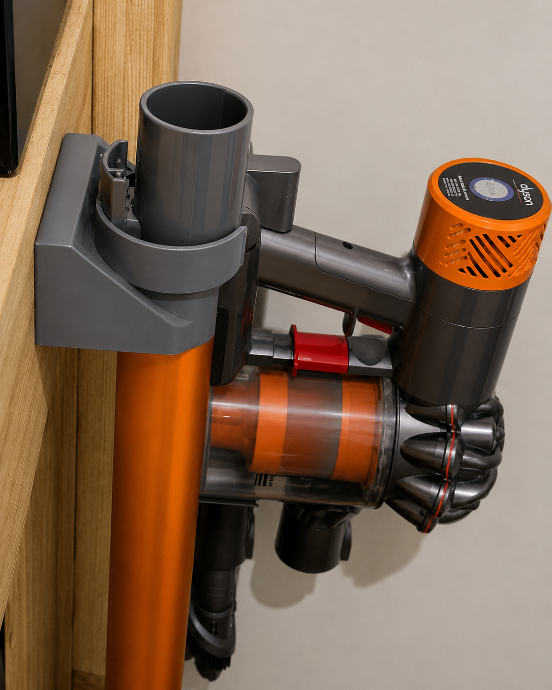 Wandhalterung passend für alle gängigen Dyson Staubsauger Staubsaugerrohr