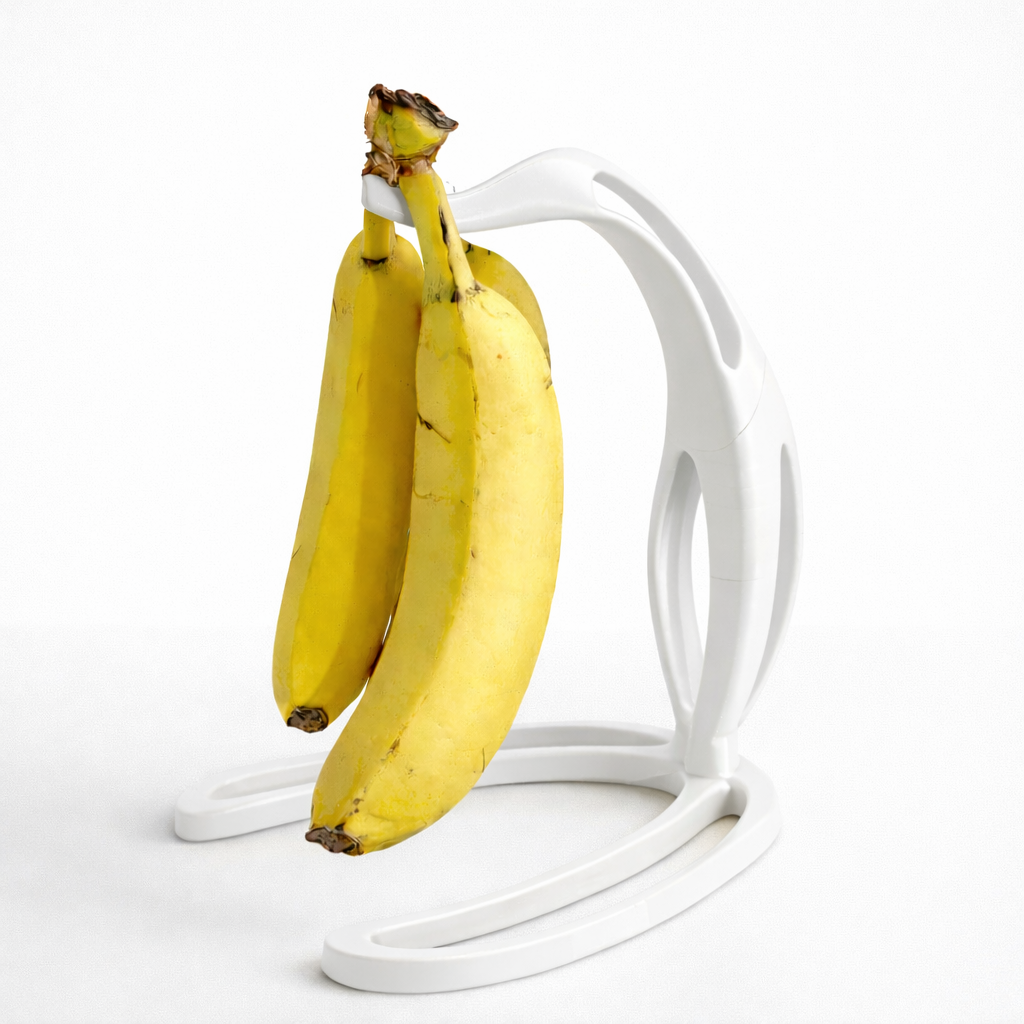 Bananenhalter Küchenregal mit Haken Deko Obstständer mit Bananen Design