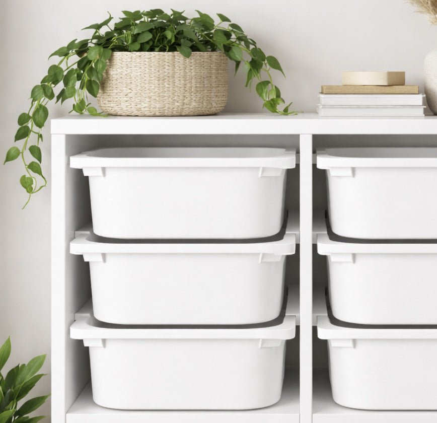 6x Schienen kompatibel mit IKEA Kallax Regal passend für IKEA Trofast Boxen DIY