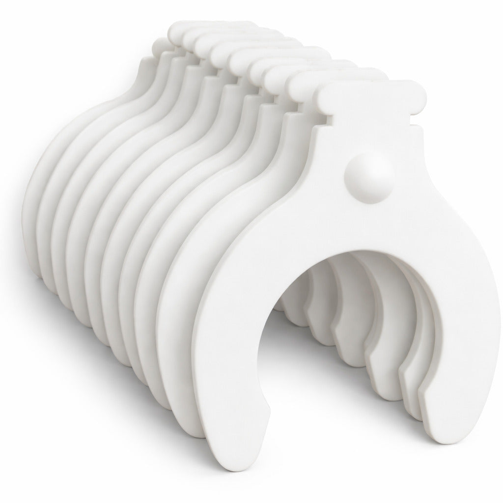 10x Ersatz Befestigung Clip passend für Kermi ZK00940001 V2 Flachheizkörper