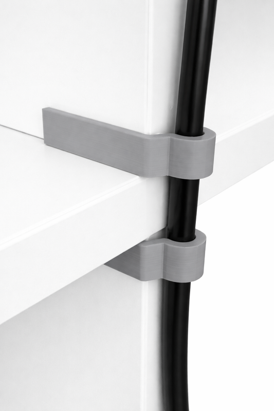Kabelclips passend für IKEA Kallax Regale Kabelführung – 4er Set