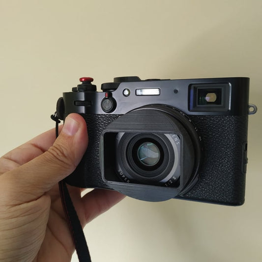 Gegenlichtblende Fujifilm X100V für Fujifilm X100V X100F X100T X100S X100 – Produktfoto, 3D-gedruckt von Parture
