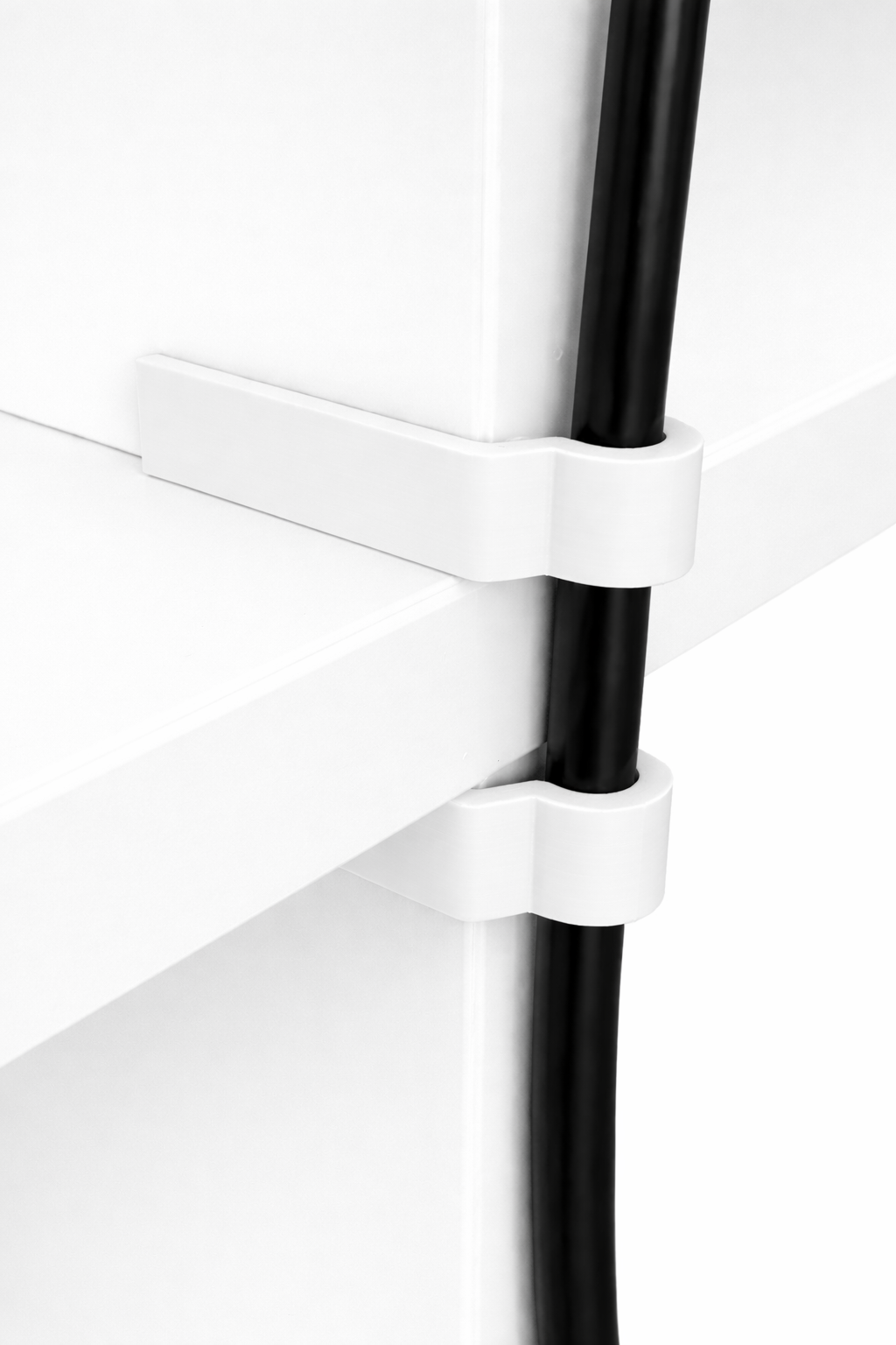 4x Kabelclips passend für IKEA Kallax Regale Kabel Führung Halterung