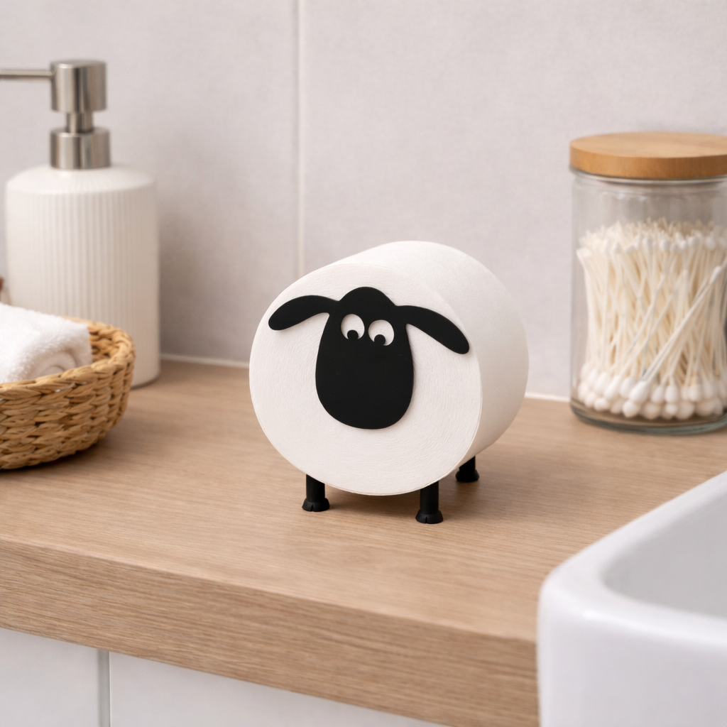 Karl Toilettenpapierhalter Schaf Toilettenpapier Gästetoilette WC Badezimmer