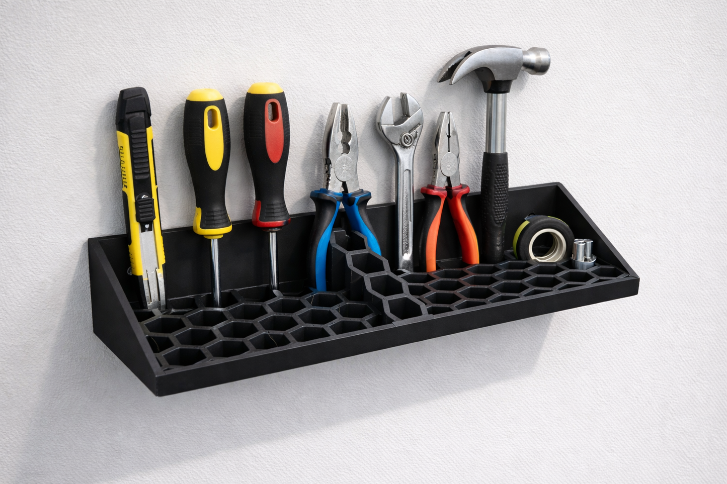Werkzeughalter kompatibel mit Lidl Powerfix Lochwand 38mm – 3D-Druck
