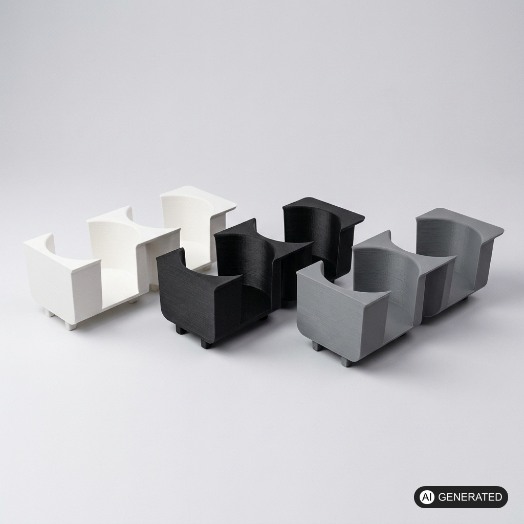 Getränkehalter Dosenhalter Cupholder passend für BMW Z3 – Produktfoto, 3D-gedruckt von Parture