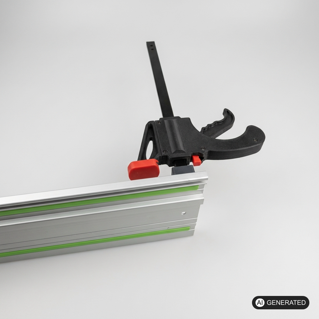 Rail clamp adapter passend für Irwin – im eingebauten Zustand, 3D-gedruckt von Parture