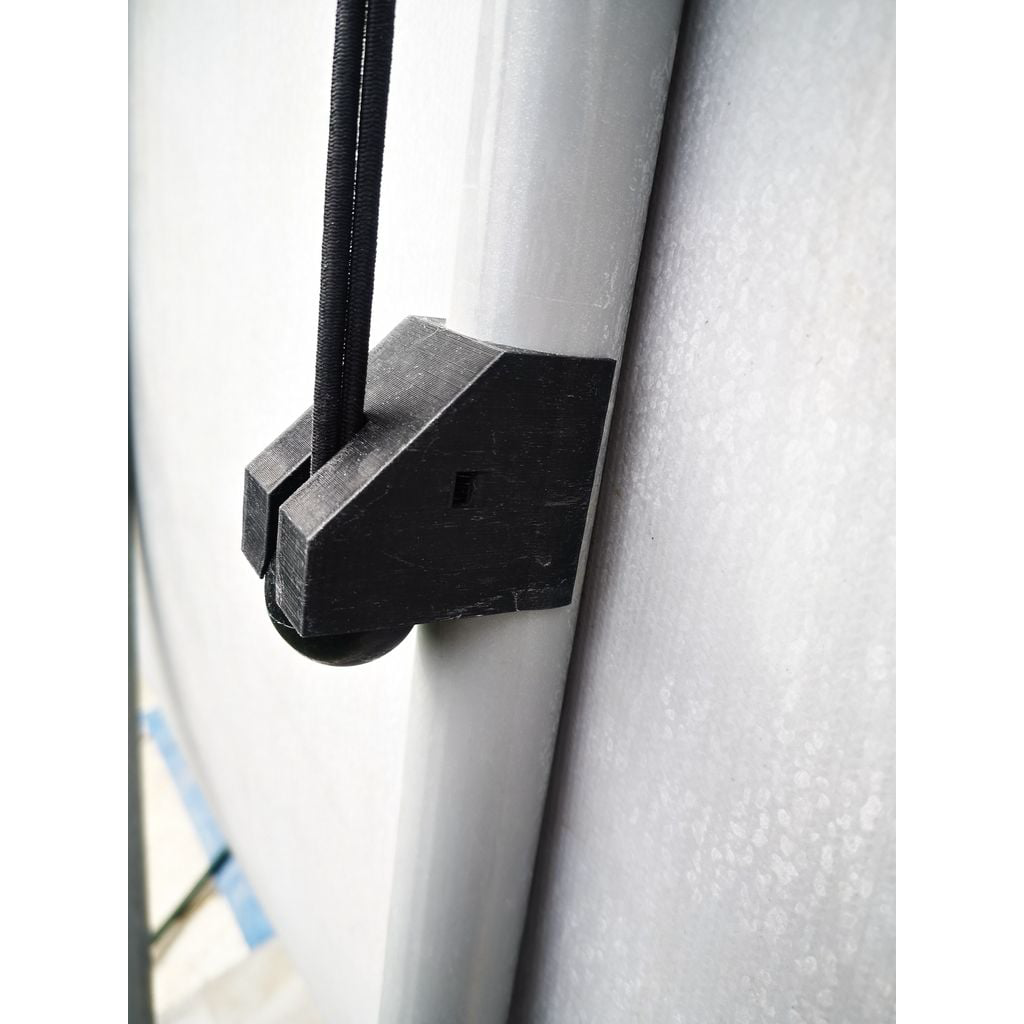 Planenclip passend für Bestway Frame Pool – im eingebauten Zustand, 3D-gedruckt von Parture