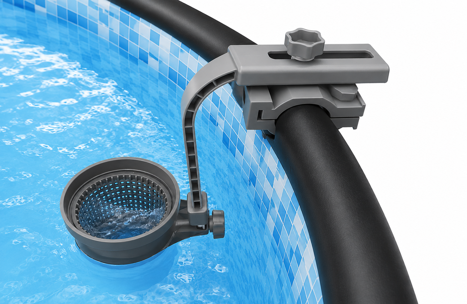Skimmerhalterung passend für Bestway Pool – 3D-Druck