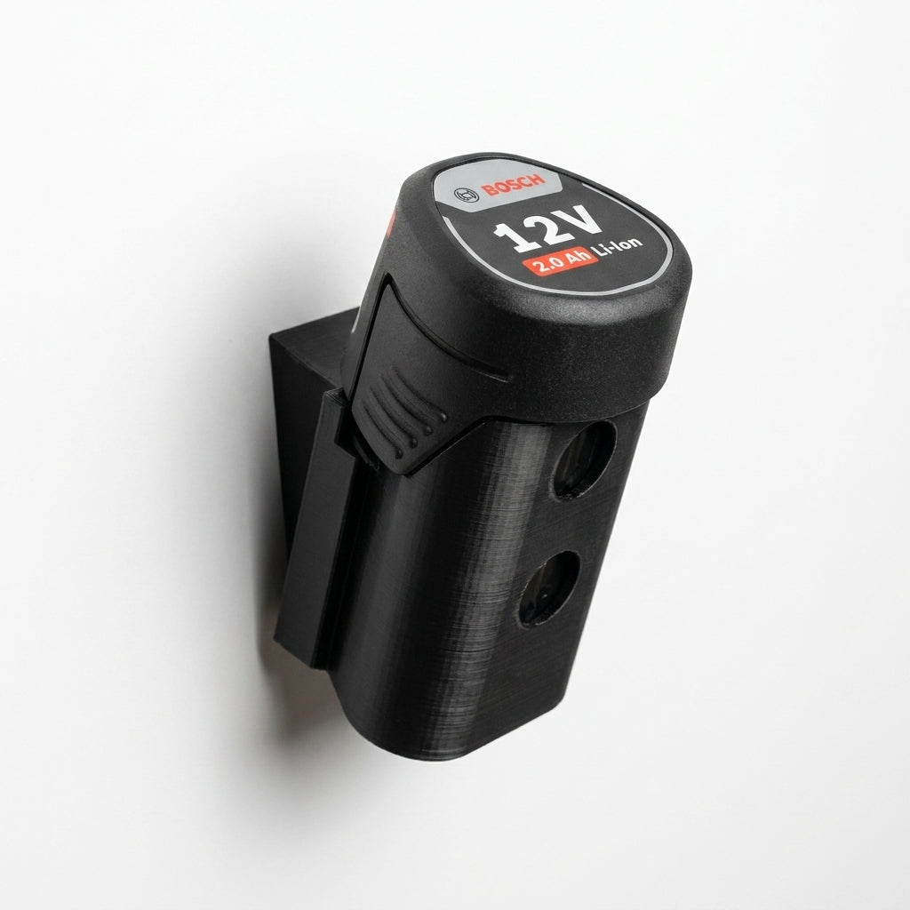 Wandhalterung passend für Bosch 12V Batterien