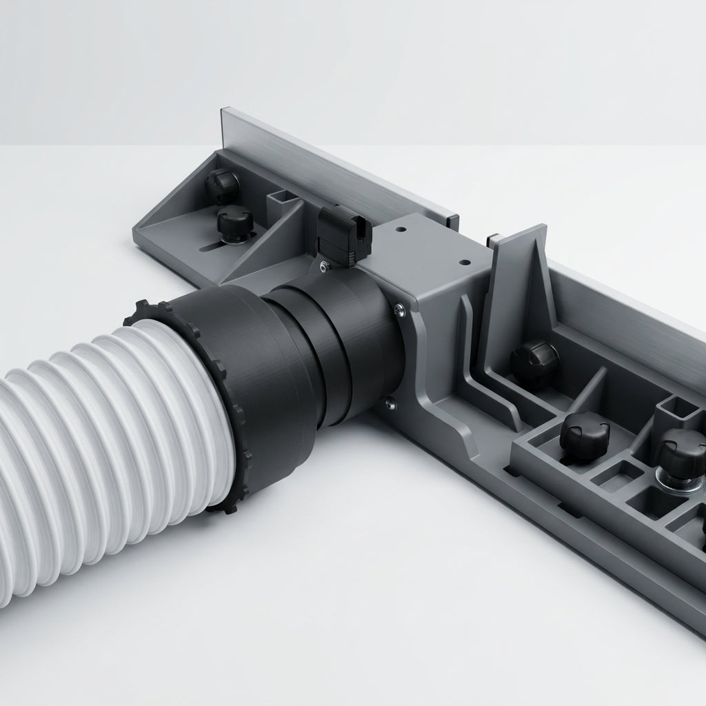 Staubsaugeradapter kompatibel mit Scheppach TS120o und Ryobi Gehrungssäge
