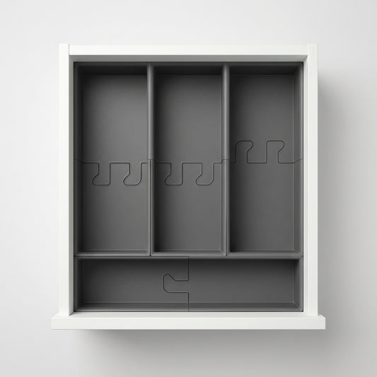 Besteck Box Einlage passend für IKEA Kallax Schublade