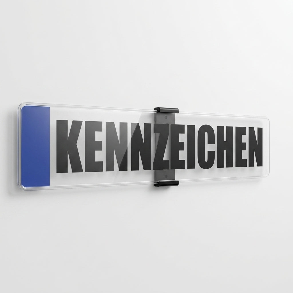 Kennzeichenhalter Wandmontage deutsche europäische Kennzeichen