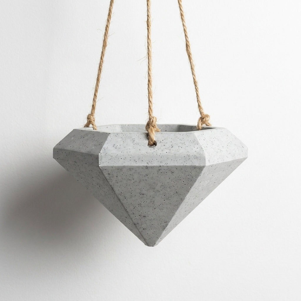 Pflanzenkübel zu Aufhängen in Diamantform Blumentopf
